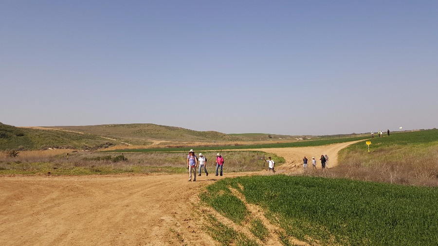 צועדים בשביל ישראל מתל קשת  לשמורת פורה 10.2 (76)