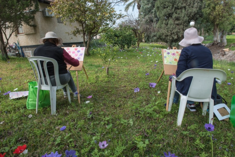 חוג צילום וציור נפגשים במעוז חיים (5)