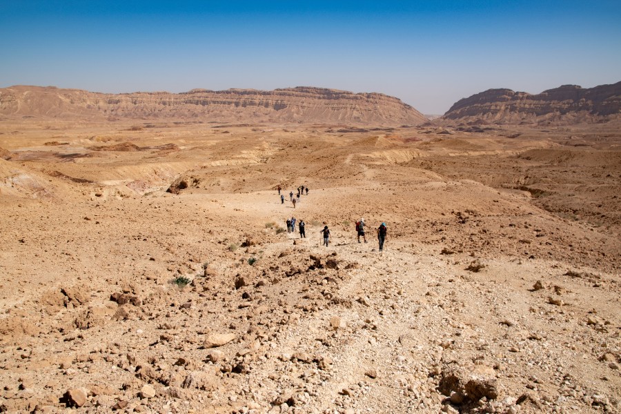שביל ישראל-משער המכתש  לאורכו ויציאה במעלה עלי (135)