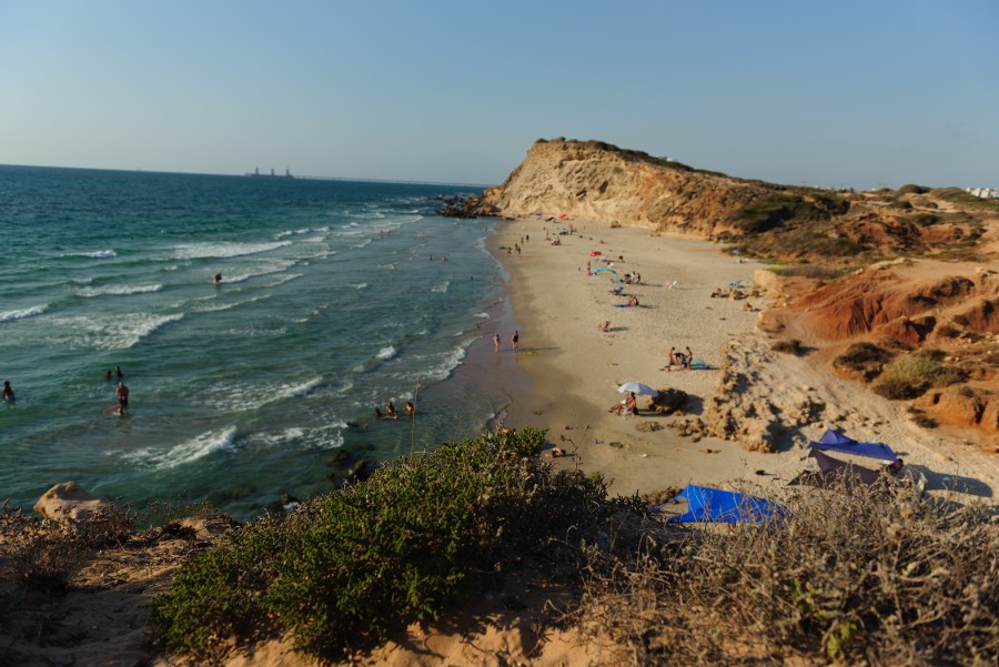 מצלמים בשמורת חוף גדור (1)