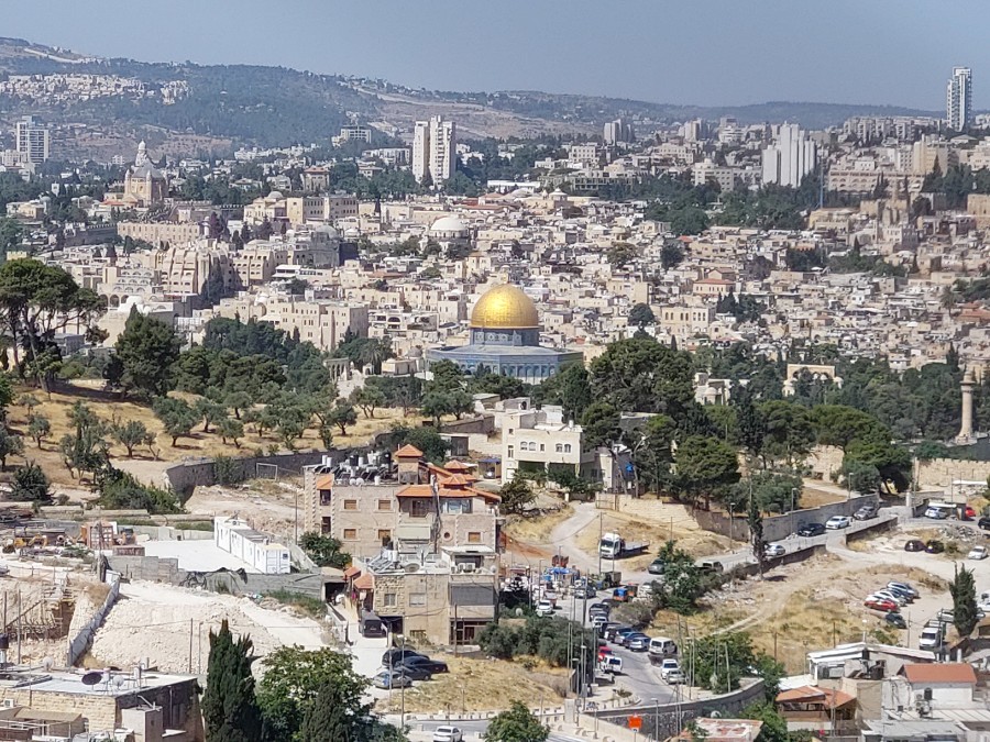 מבט ממגדל הפעמונים של אוגוסטה ויקטוריה (1)