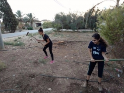 ילדי יזרעאל בניצוחו של בויטלר במיבצע ניקיון אצל שינו בילבל במושב מיטב (9)